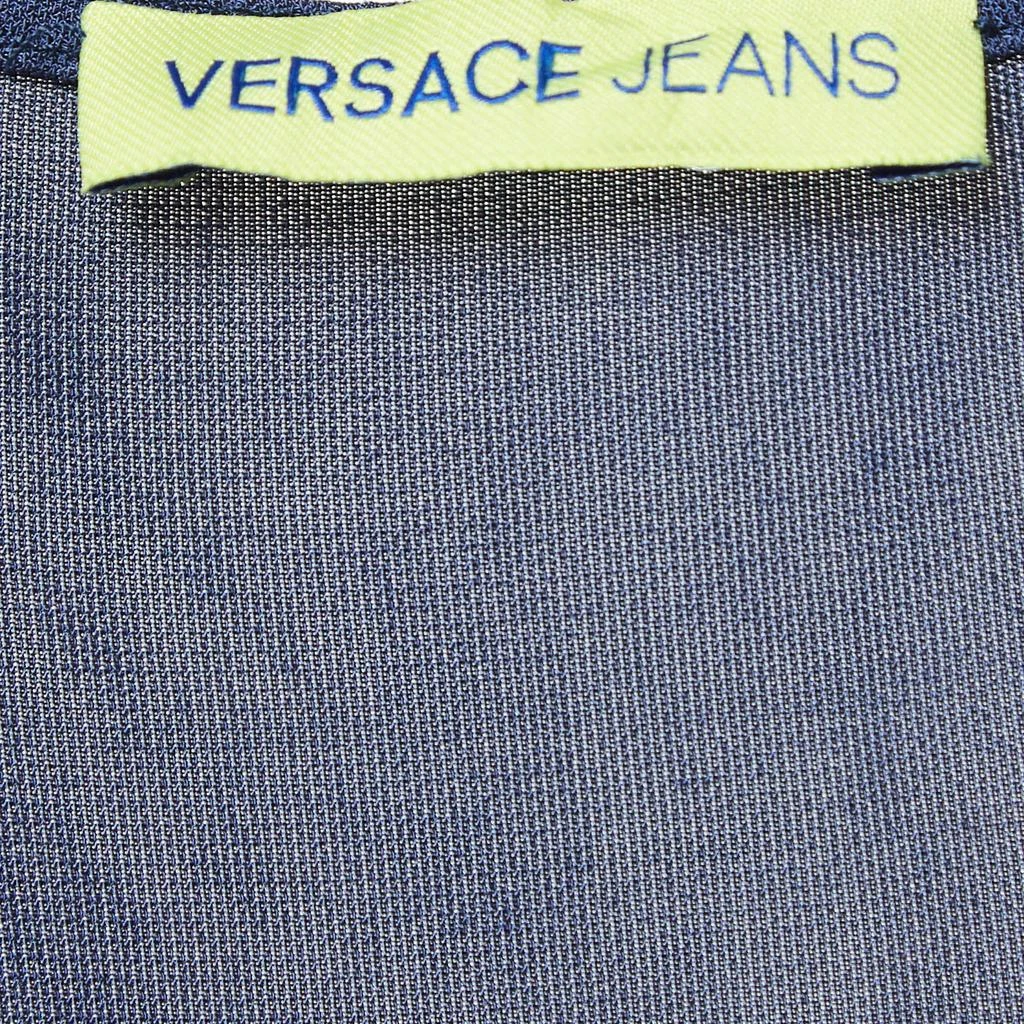 Versace Jeans Versace Jeans Navy Blue Jersey Mini Dress M 4