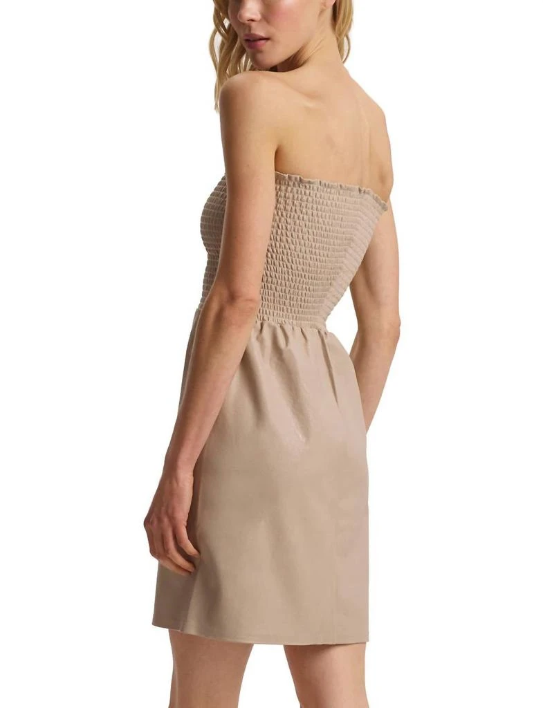Commando Faux Leather Smocked Dress 2