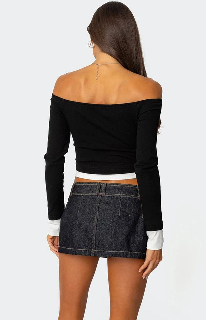 Edikted Jovi Layered Off Shoulder Top 5