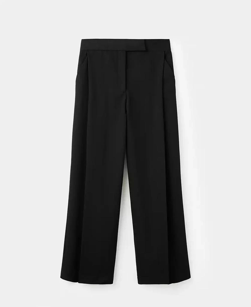 Mango Women
s Pleated Wide Leg Pants 2