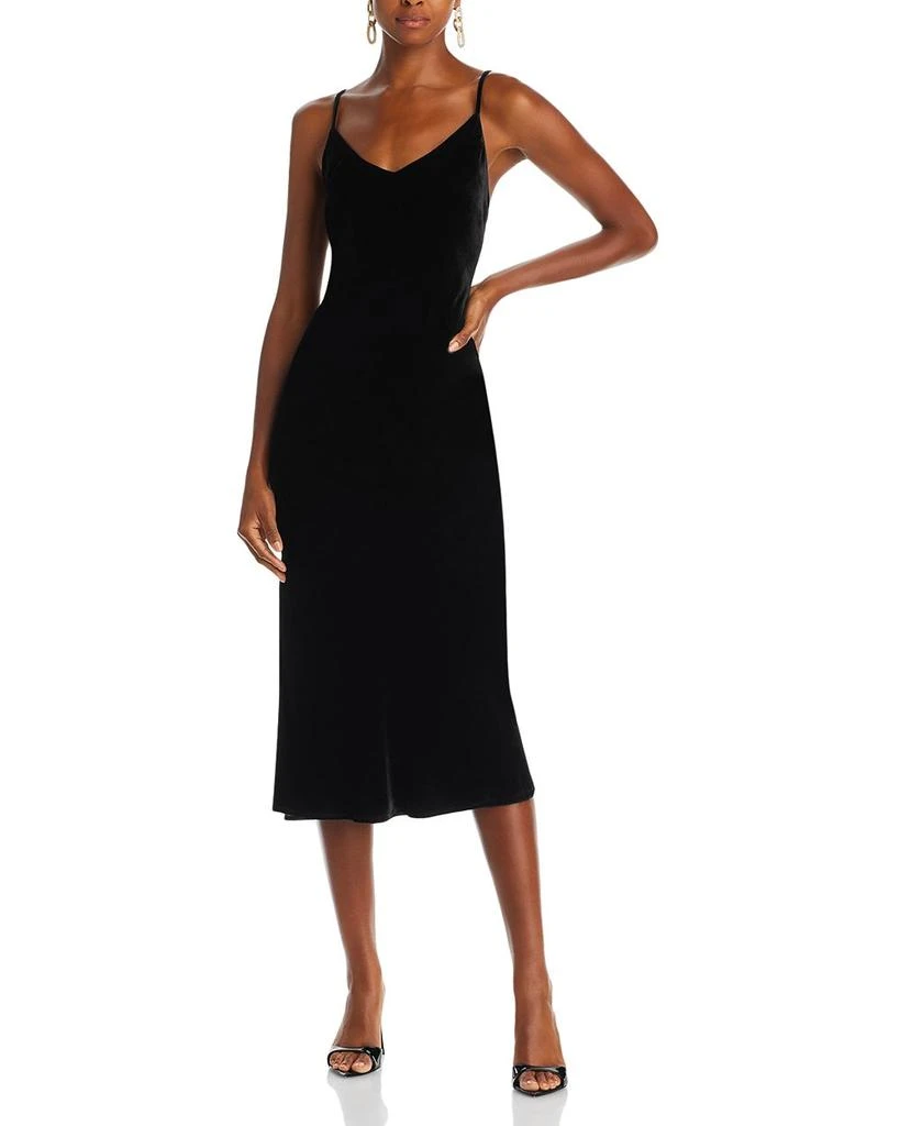 L'Agence Seridie Midi Slip Dress 1