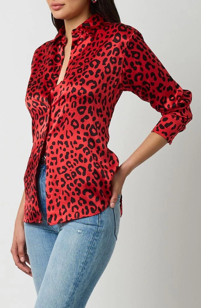 Equipment Print Silk Button-Up Shirt 4