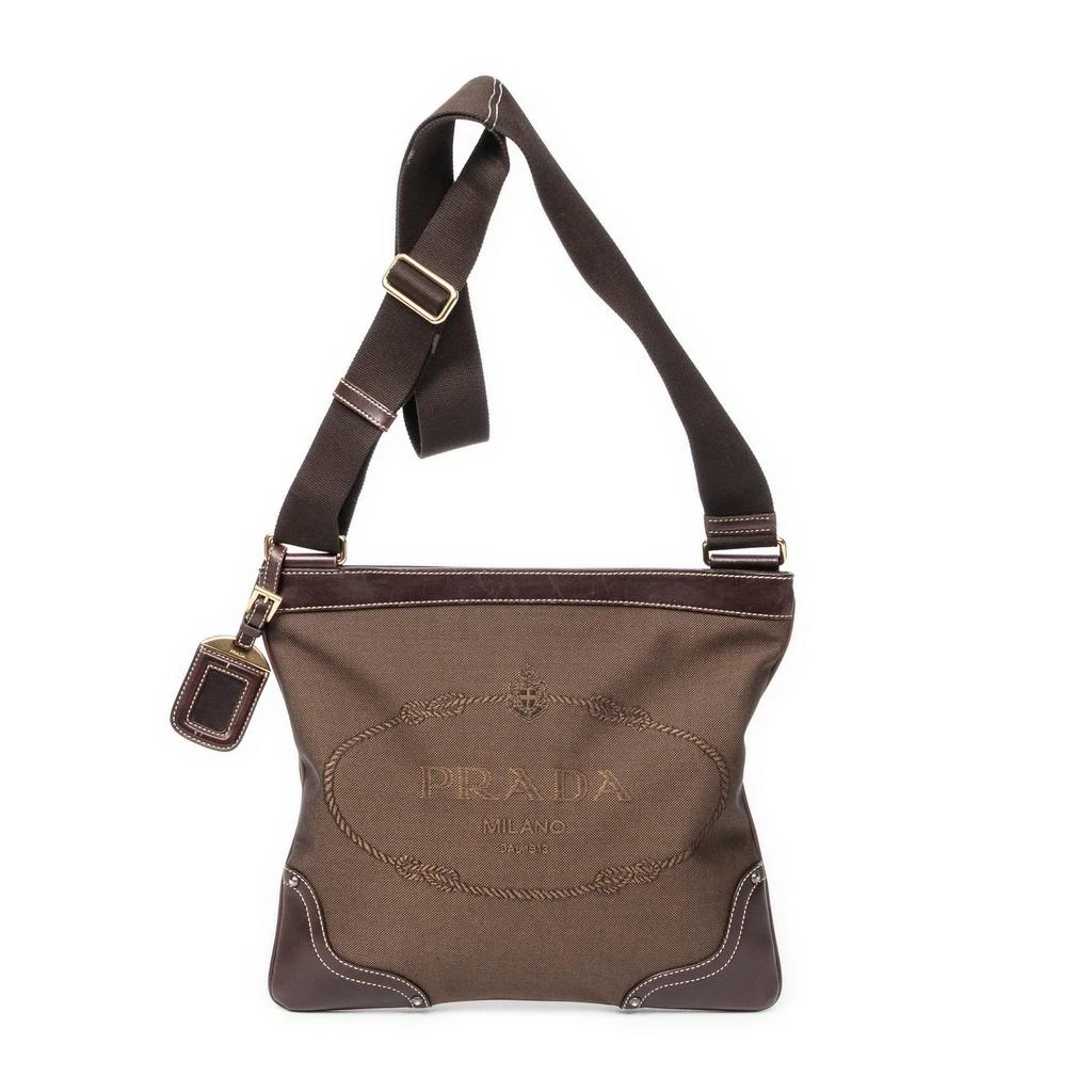 Prada Jacquard Messenger Crossbody 1