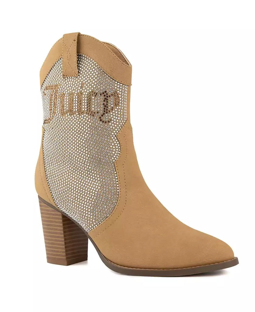 Juicy Couture Women's Tamra Embellished Western Boots 1