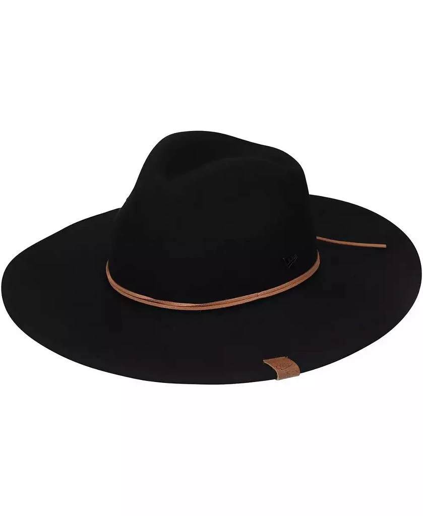 New Era Women's Black Kansas City Chiefs Willow Wide Brim Fedora 1