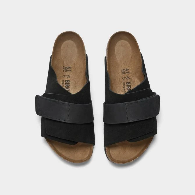 Birkenstock Men's Birkenstock Kyoto Nubuck Suede Leather Slide Sandals 5