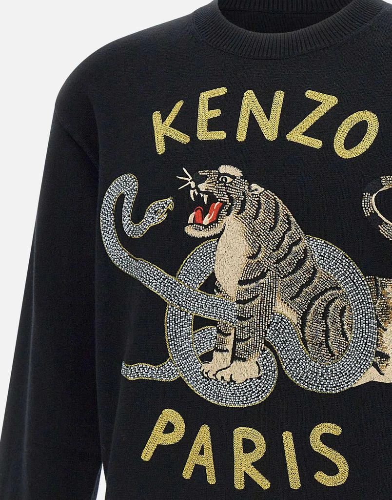 KENZO PARIS ‘Year of the snake’ cotton and wool  sweatshirt 5