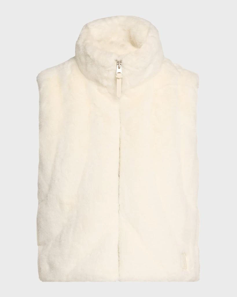 Mackage Ginny Brushed Faux Fur Quilted Vest 1