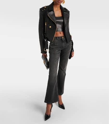 Balmain Western low-rise bootcut jeans 2