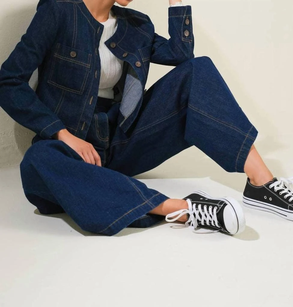 FLYING TOMATO Flying Tomato - Cropped Jacket 4