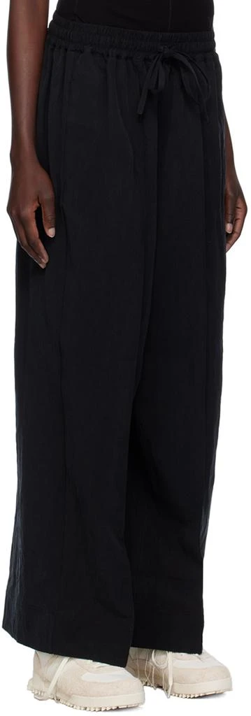 Y-3 Black Pinched Seam Trousers 2