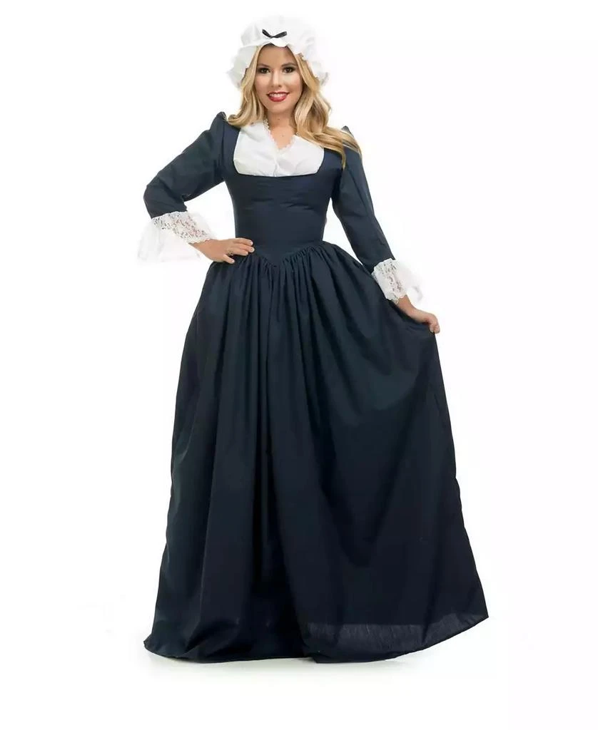 BuySeasons Women's Colonial Woman Navy Adult Costume 1