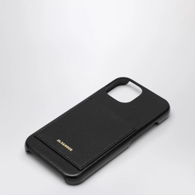 Jil Sander Black iPhone 15 Pro cover with logo 3
