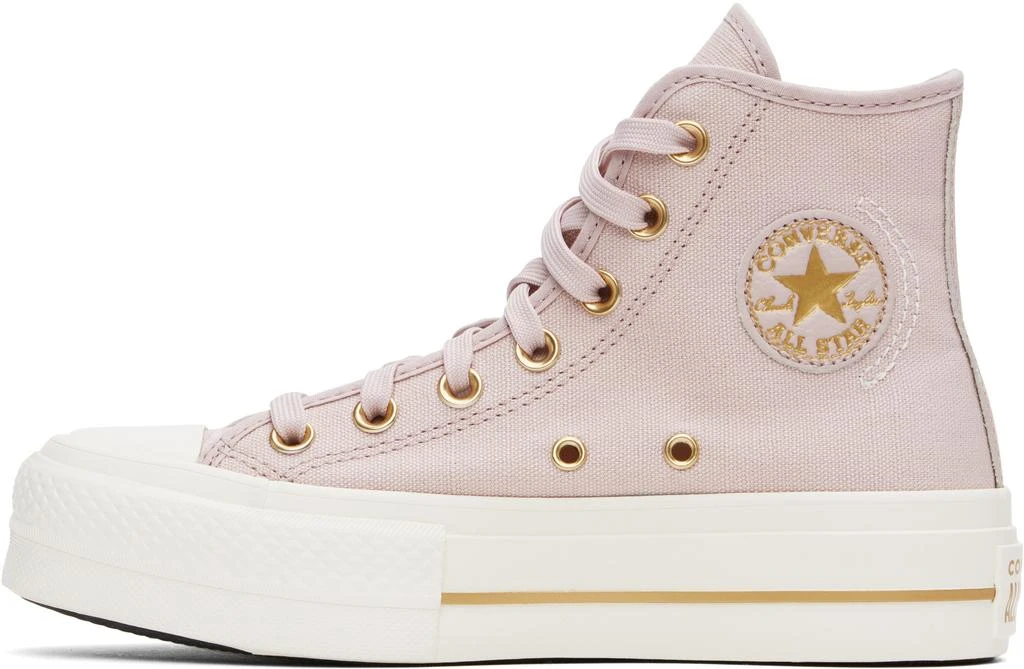 Converse Pink Chuck Taylor All Star Lift Platform Tailored Lines High Top Sneakers 3