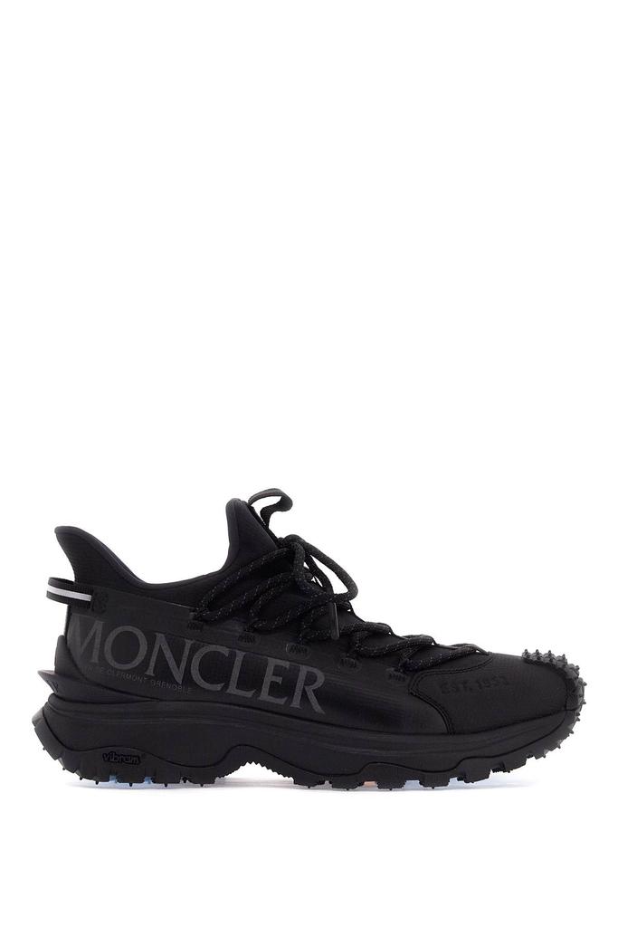 【送料&関税込】Moncler Black Leather Trailgrip Sneakers Moncler: Black Trailgrip Lite3 Sneakers | SSENSE