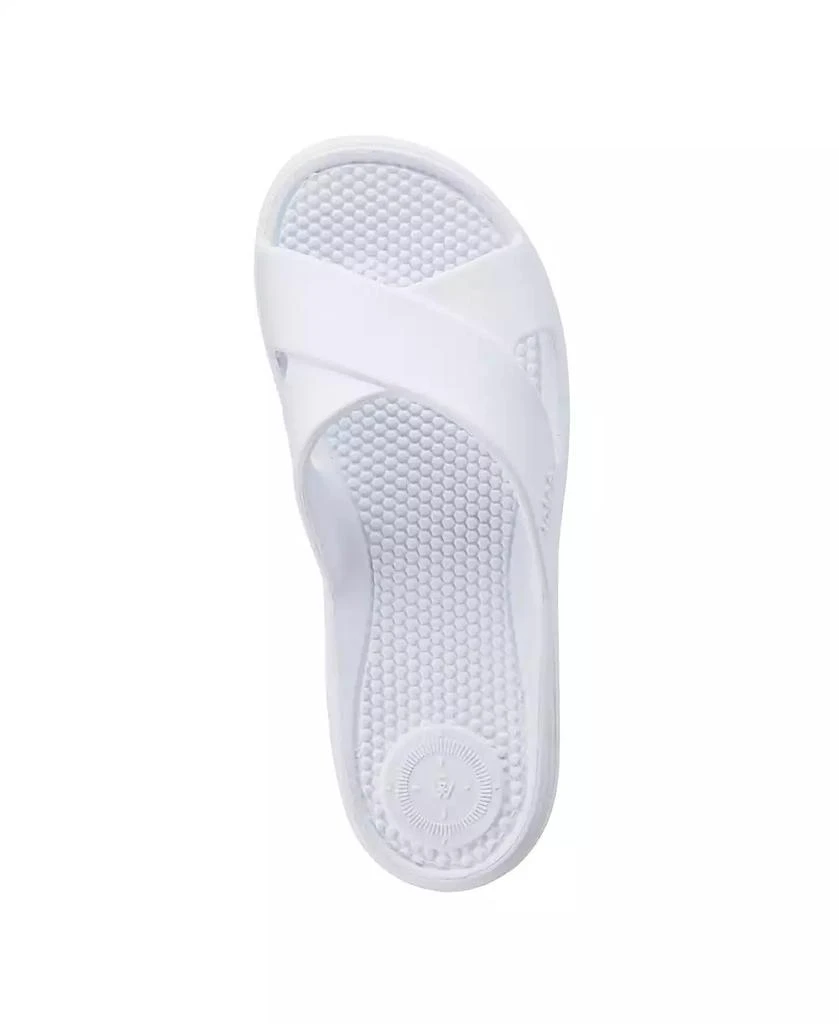 Totes Women's Molded Cross Slide Sandals with Everywear 4