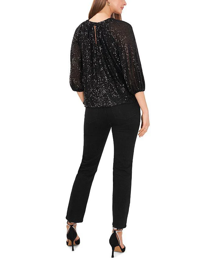 Vince Camuto Raglan Sleeve Sequin Top 4