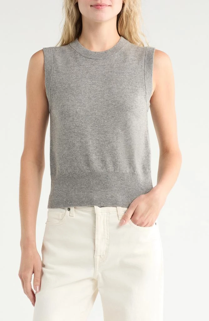 Vince Crewneck Wool Blend Sweater Tank