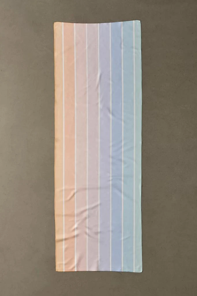 DENY Designs Gradient Arch Rainbow III By Colour Poems For Deny Yoga Towel 1