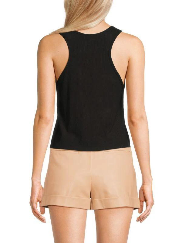 Alice + Olivia Avril Scoopneck Boxy Tank Top 2