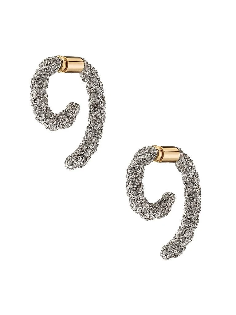 Demarson Luna Two-Tone 
Glass Crystal Drop Earrings