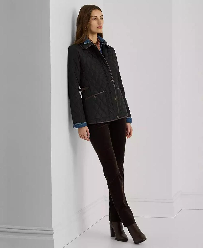 Ralph Lauren Women's Quilted Velboa-Lined Coat 5