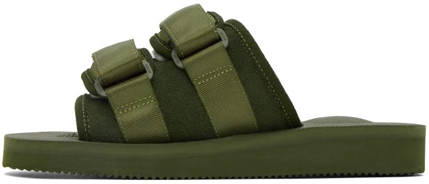 SUICOKE Green MOTO-Mab Sandals 3