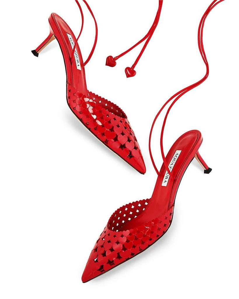 Aquazzura Women's Amourose 50 Pumps 5