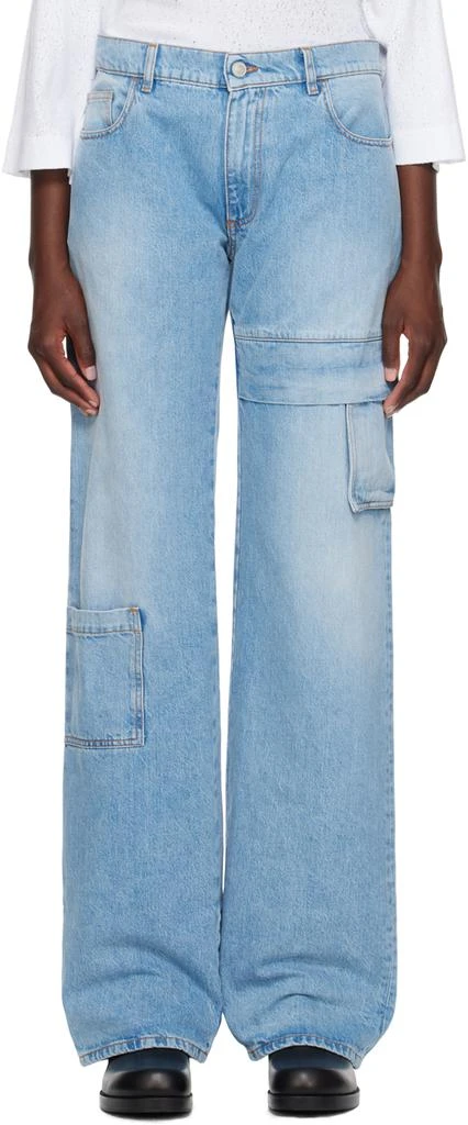 1017 ALYX 9SM Blue Oversized Jeans