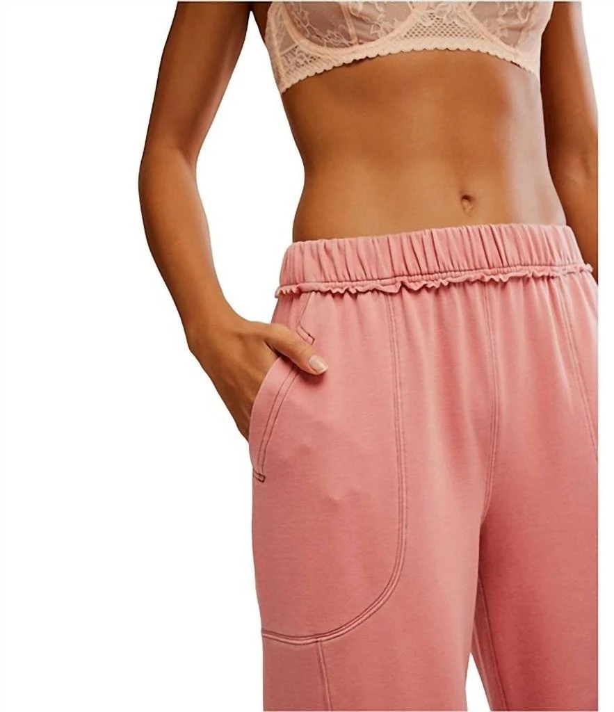Free People Free People - Don't Wait Up Wide-leg Lounge Pant 4