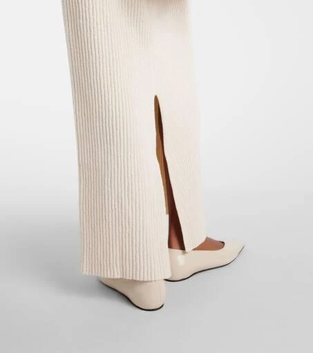 Totême Cotton-blend bouclé maxi skirt 5
