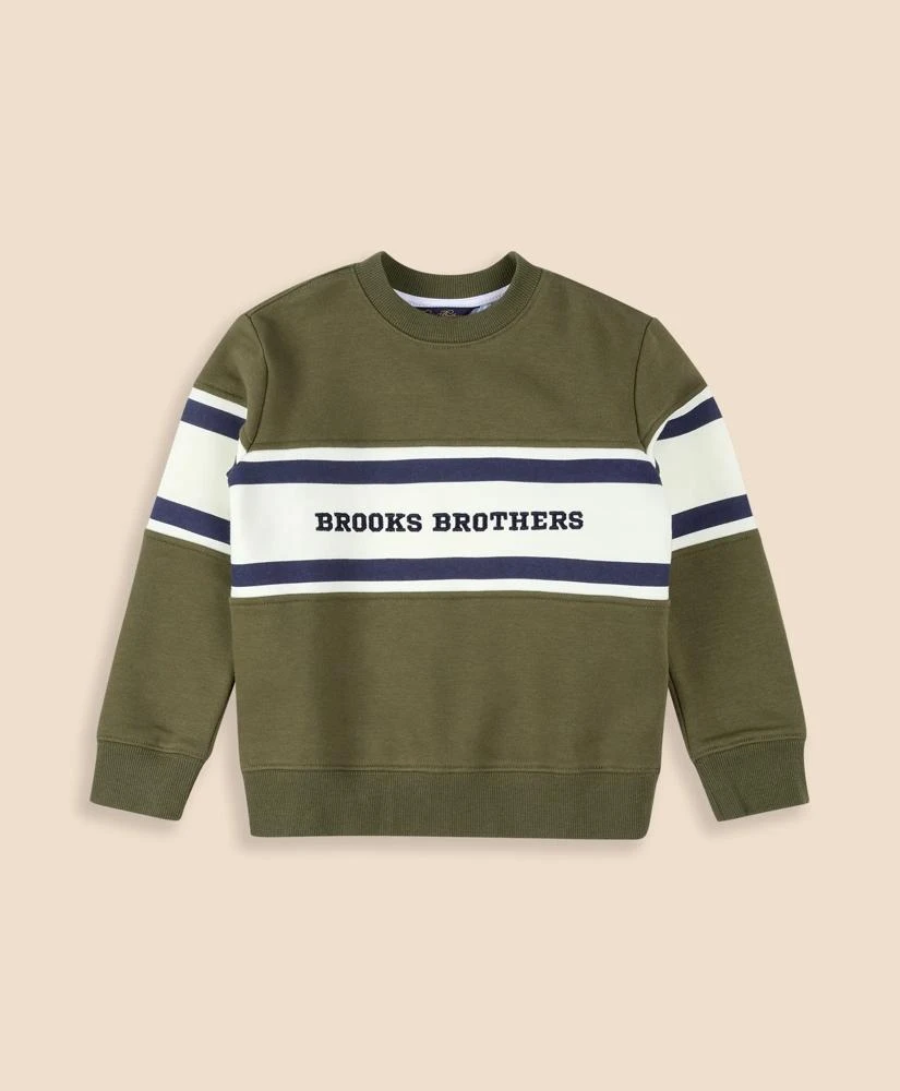 Brooks Brothers Boys Cotton-Blend Brooks Brothers Sweatshirt