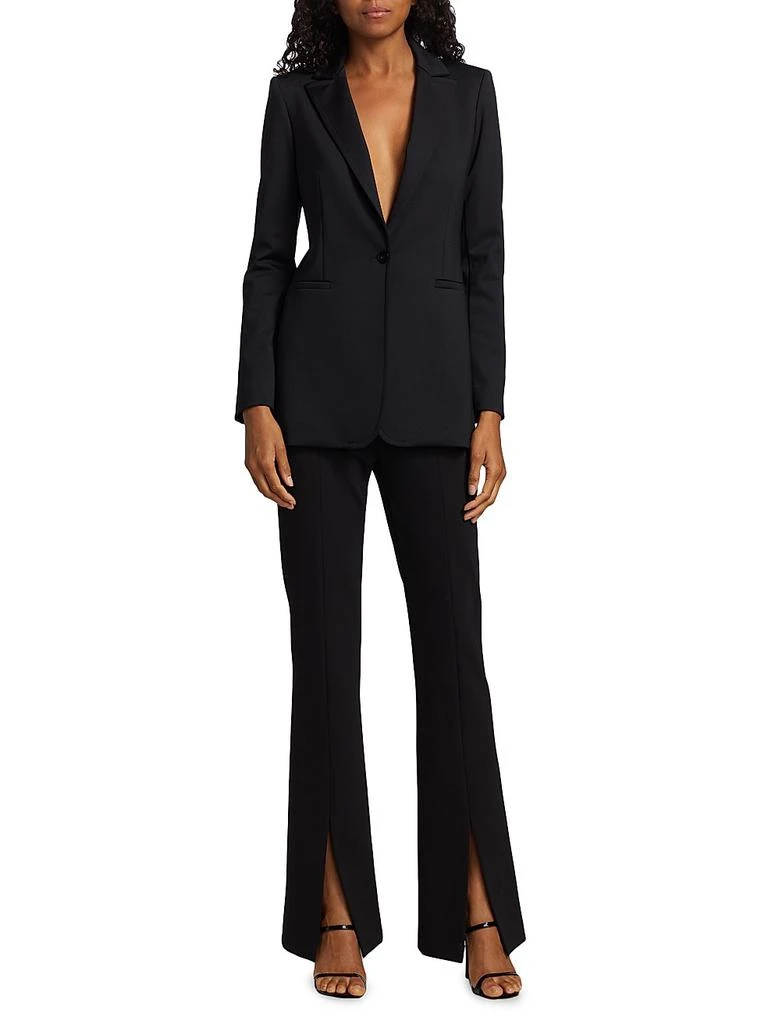Alice + Olivia Breann Long Fitted Blazer 2