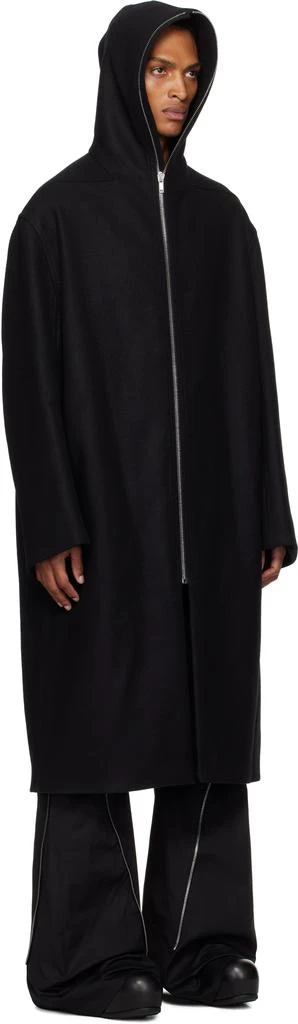 Rick Owens Black Concordians Mac Coat 2