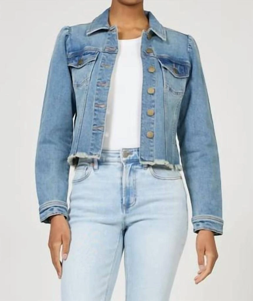 DEAR JOHN DENIM Roselyn Denim Jacket In Vintage Flow