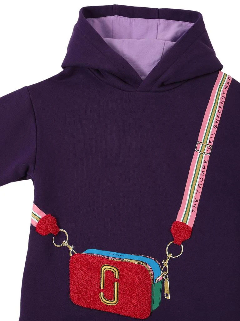 Marc Jacobs Printed Cotton Jersey Hoodie Dress 1