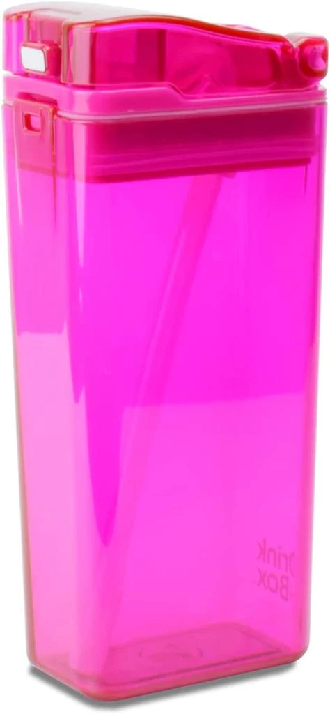 Precidio Design Drink in the Box Eco-Friendly Reusable Juice Box Container, 12 ounce, Blue 6