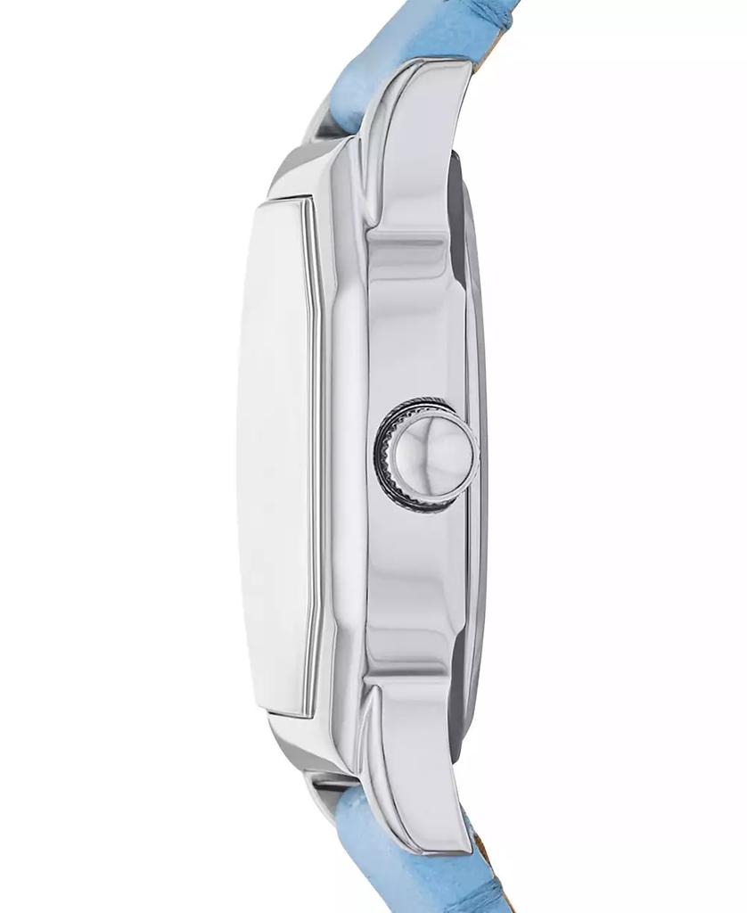 Fossil Women
s Harlow Three-Hand Light Blue Leather Watch, 27mm