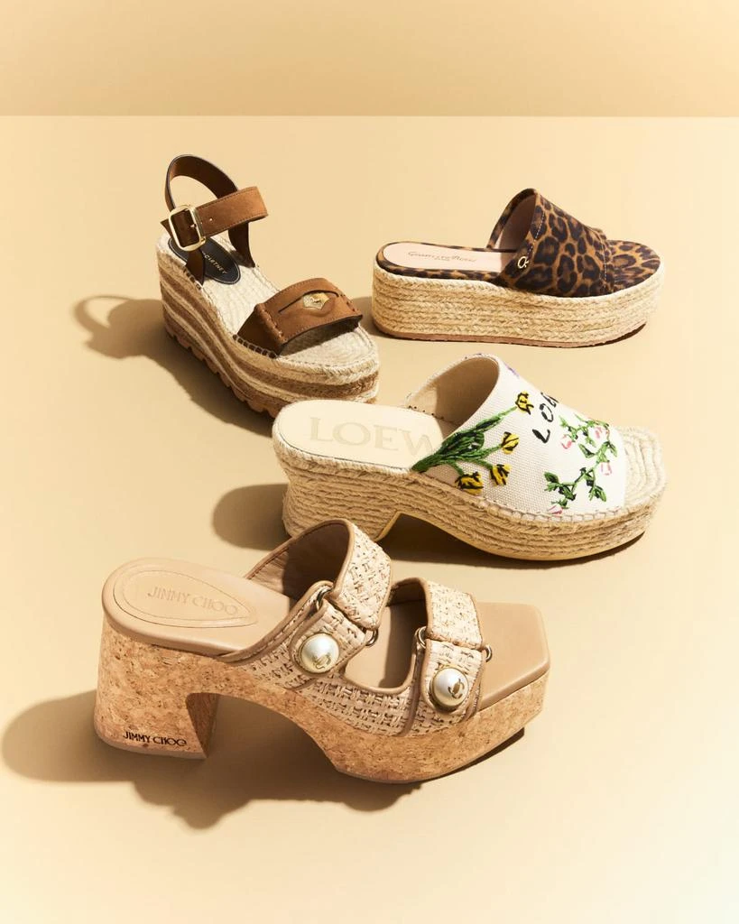 Stella McCartney Gaia Alter Wedge Sandals 4
