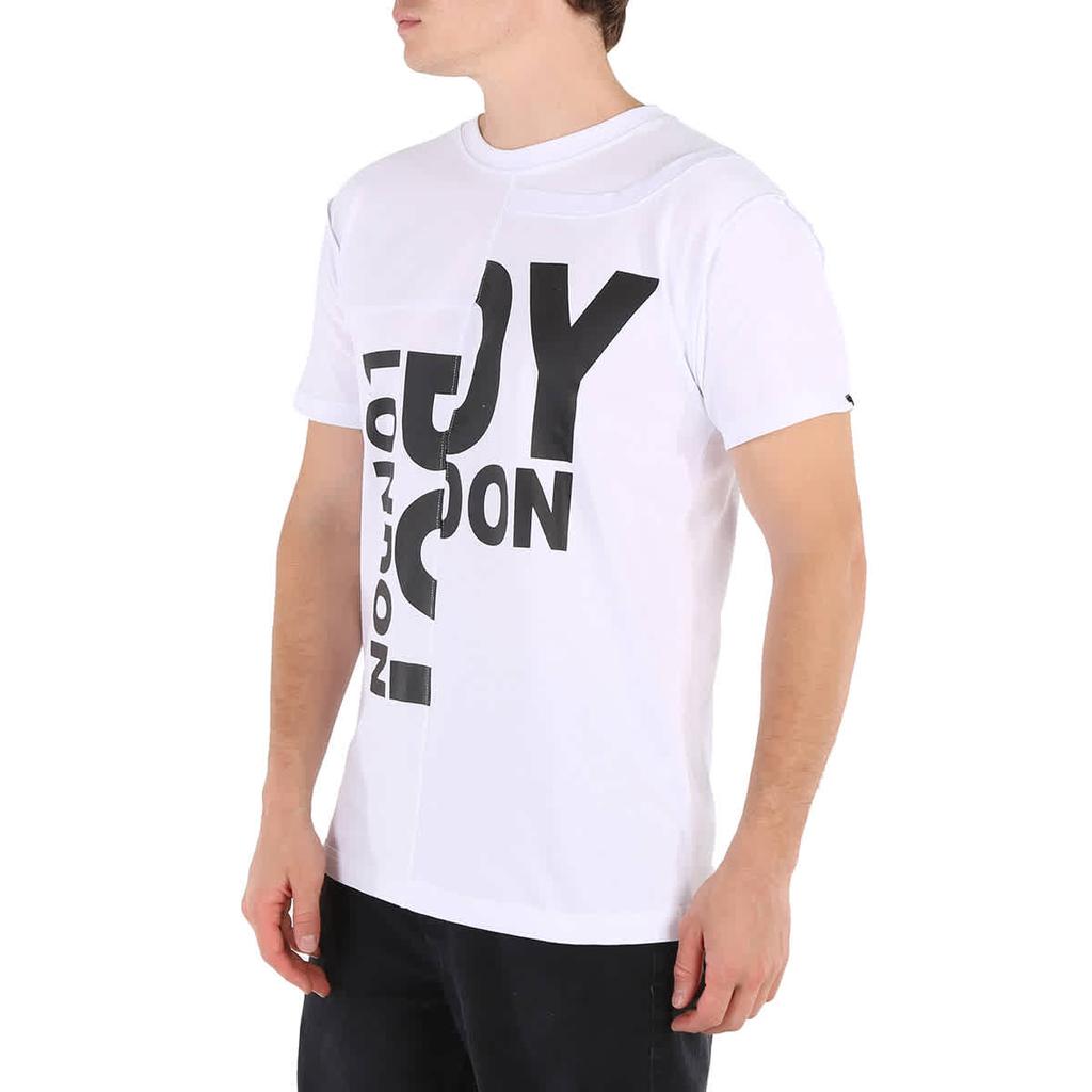 BOY LONDON White Cotton Boy London Upcycled T-shirt