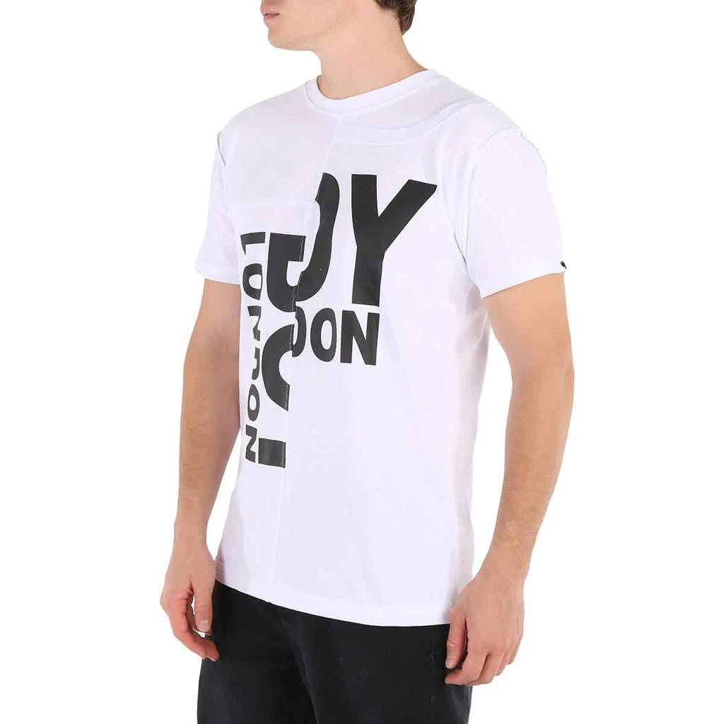BOY LONDON White Cotton Boy London Upcycled T-shirt 2
