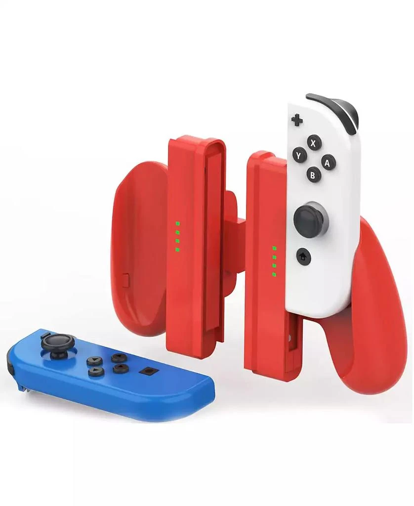 DOYO Red Detachable Controller Holder Grip For JOY CON Gamepad Nintend Switch Oled,Attachments