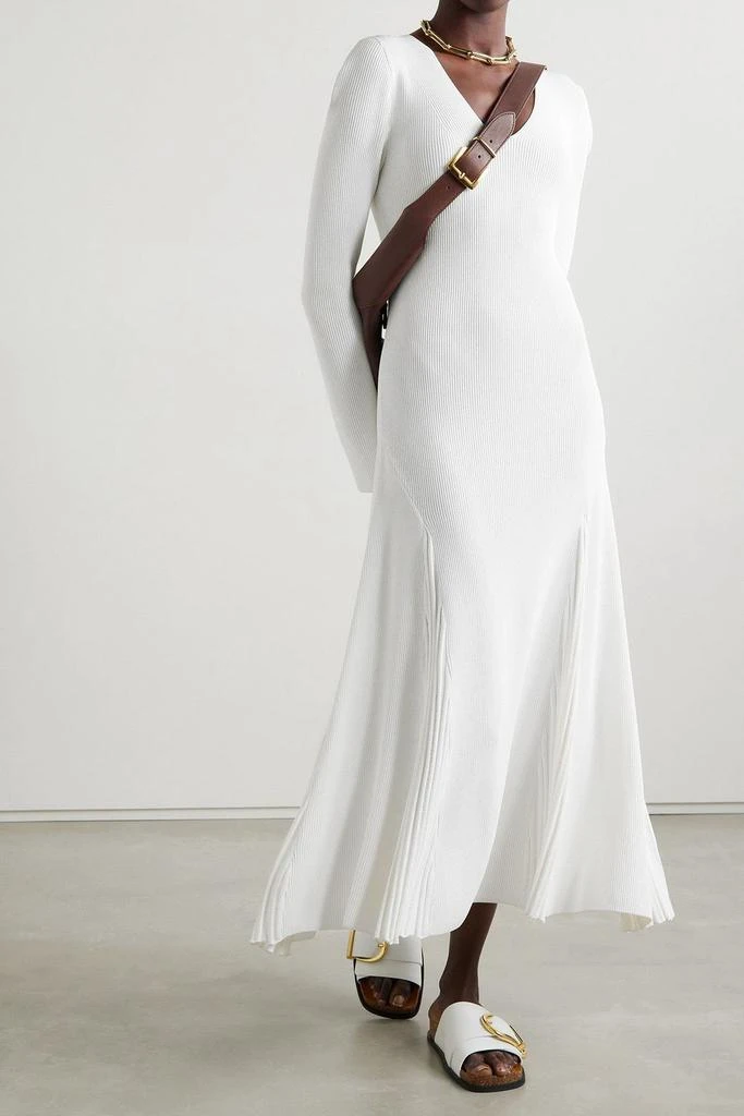 Partow Maddox ribbed-knit midi dress 2