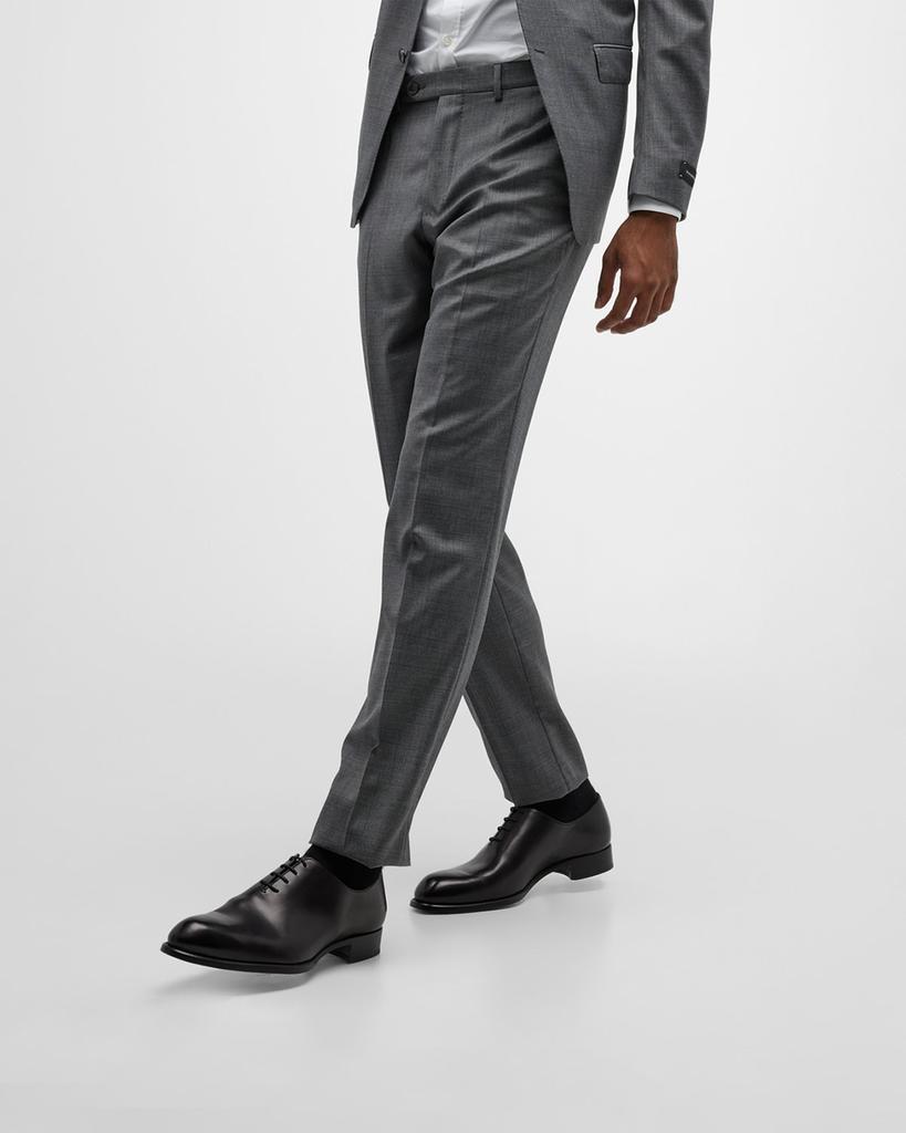 Brioni Men's Cardinal Leather Oxfords