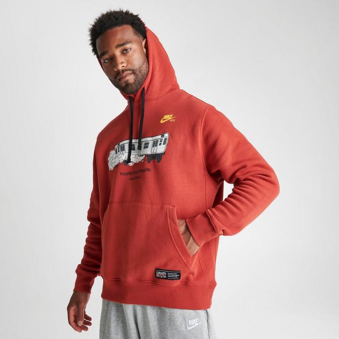 NIKE Men s Nike Sportswear Club Fleece NYC Hustle Graphic Hoodie Shirts BeyondStyle