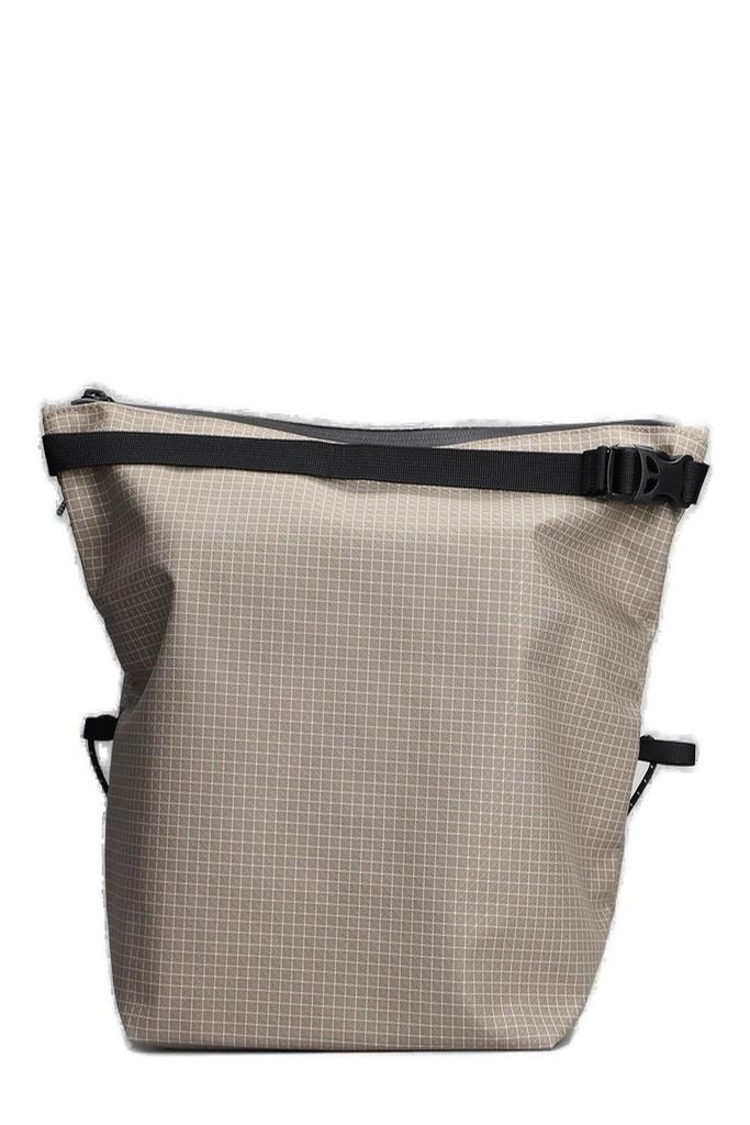 ROA Roa Checked Zip-Up Shoulder Bag