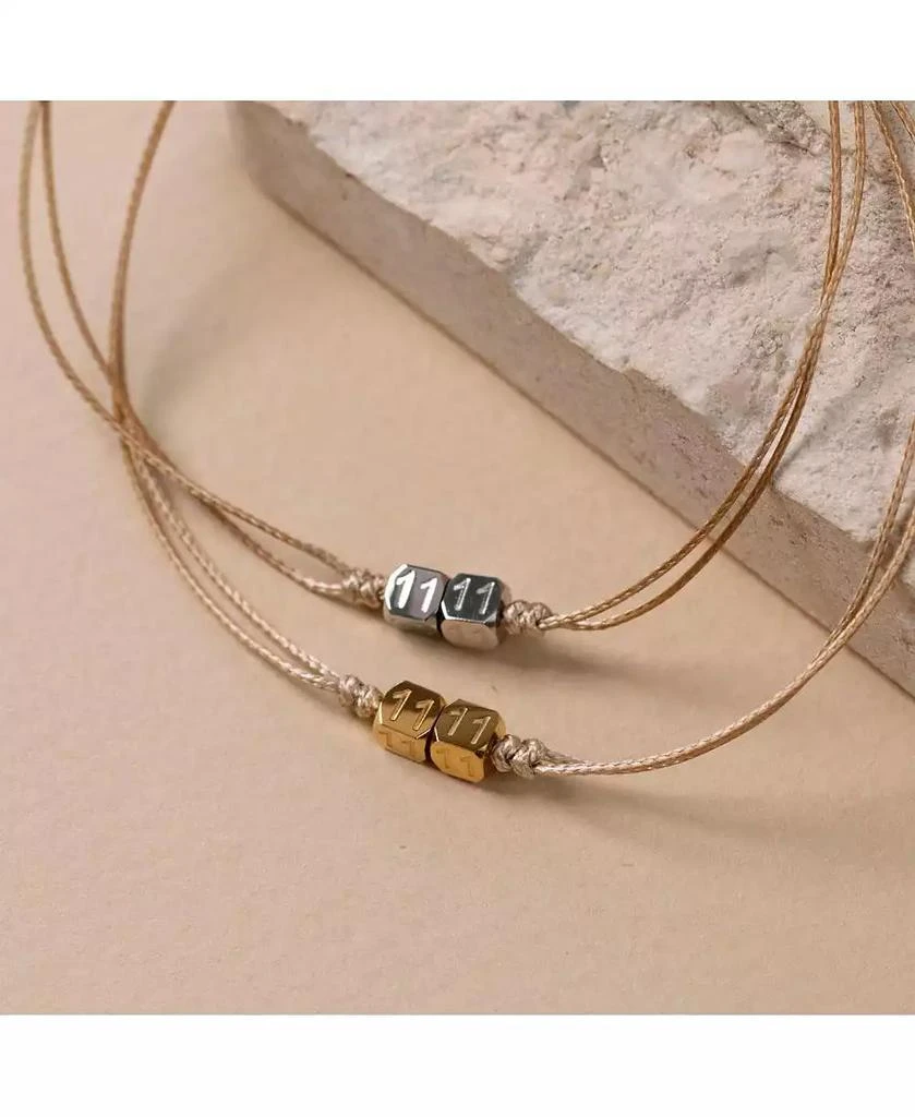 Mantra Thread Bracelet 18K gold PVD Plating Stainless Steel 3