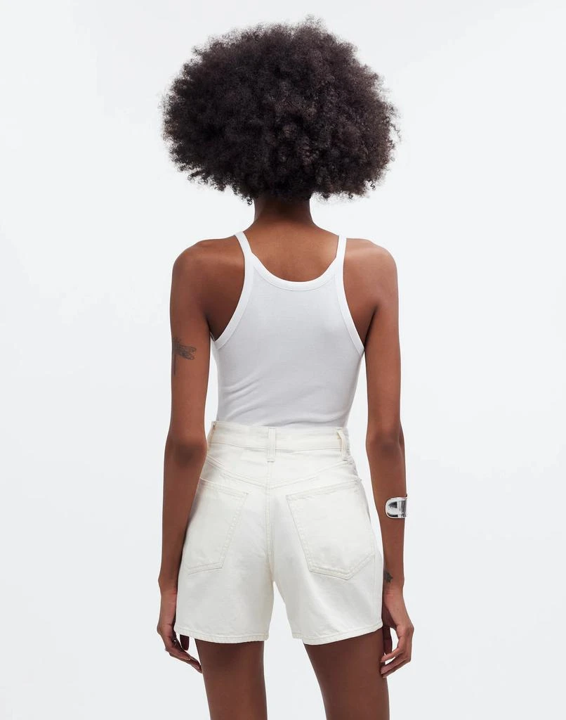 Madewell The 
90s Mid-Length Jean Short in Vintage Canvas: Button Front Edition 4