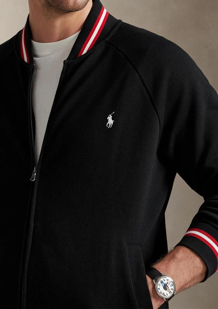 Ralph Lauren Big & Tall Double-Knit Mesh Bomber Jacket 3