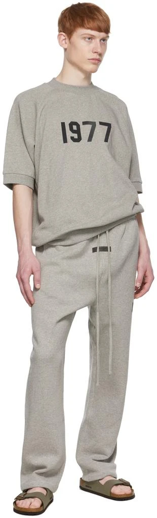 Essentials Gray Cotton Lounge Pants 4